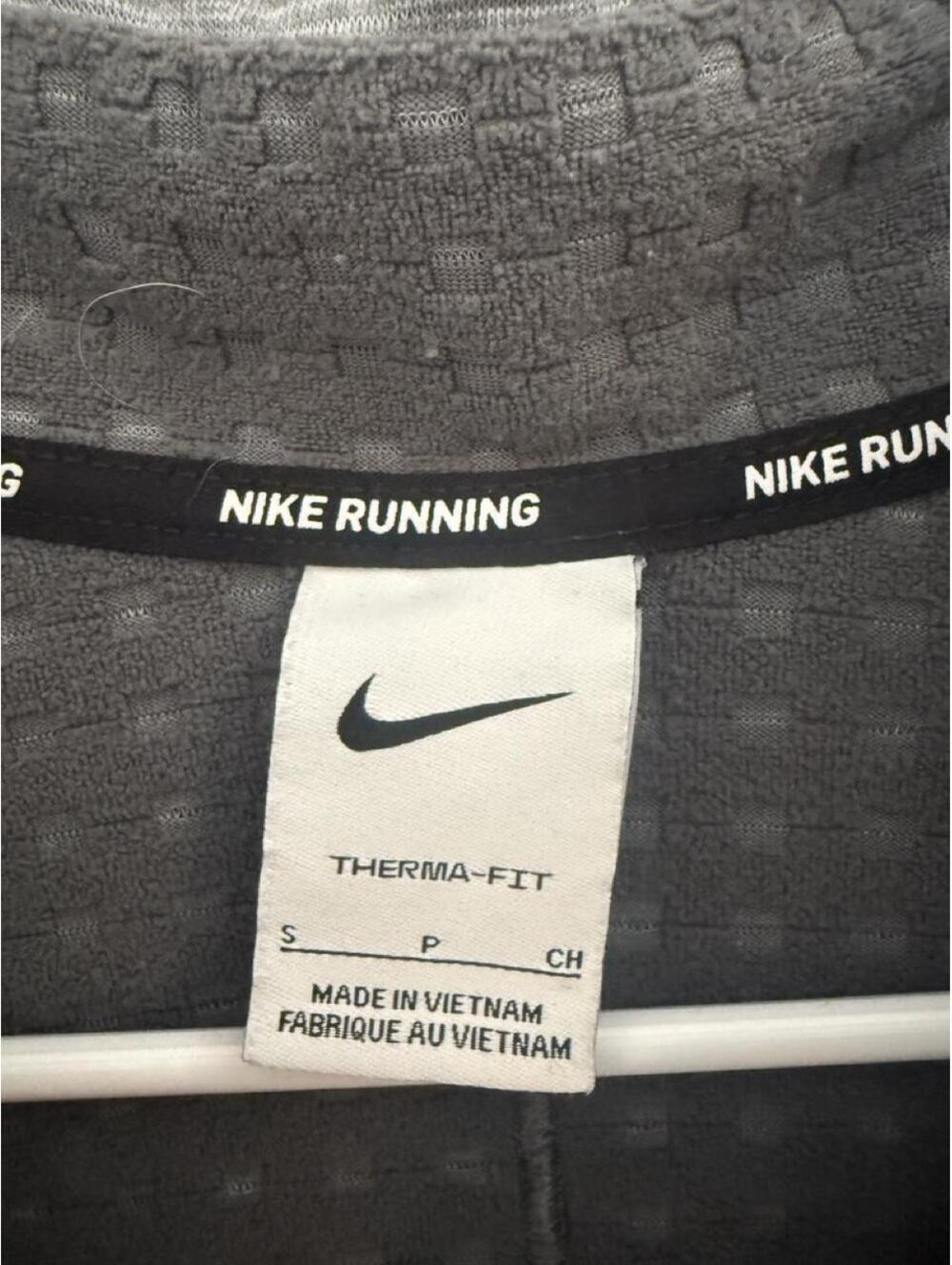 Nike Men's Gray Heathered Therma-Fit Running Quarter Zip Sweatshirt Size S - Picture 5 of 5